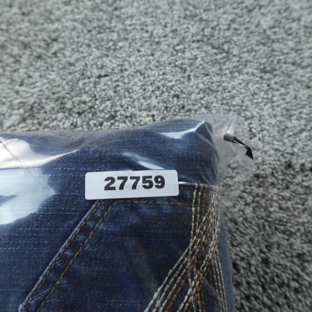 Wrangler Jeans Womens 11 Dark Blue Denim Pants Boot Cut Flame Resistant Western - Picture 12 of 12